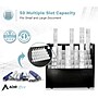 AdirOffice 50-Slot Mobile Roll File, 28.5"H x 30"W x 15.75"D, Black (626-BLK-KIT1)~#|#~73171139-EF9F-48DC-AF8356DC9EEA7DCE_sc7