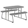 Flash Furniture Paige Rectangular Folding Kids Picnic Table and Benches, 32.625" x  37.5", Gray (RBEBB2432FD2GY)~#|#~7318DBA4-284B-47EE-B4A1FFA4324C783A_sc7
