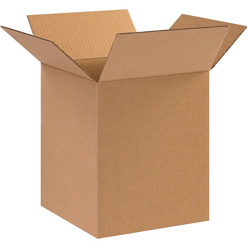 10" x 10" x 12" Shipping Boxes 25/Bundle (101012) image 1