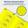 Avery Rectangle Multipurpose Labels, 1" x 2-5/8", Neon Yellow, 640/Pack (94201)~#|#~731F5B85-4392-4E38-BB592EC8CA36CED7_sc7
