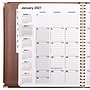 2026-2027 Excello Brands 7" x 9" Academic Year Executive Monthly Planner, Monthly, 12 Month, Brown~#|#~7320A98A-D214-4E5B-92CD1832BA375A6E_sc7