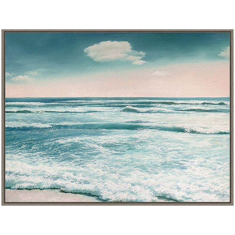 Amanti Art Day Break Beach, Canvas, 30" x 23" (A42675515609) image 1
