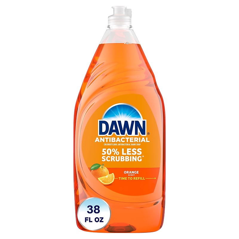 Dawn Ultra Antibacterial Liquid Dish Soap, Orange, 38 oz. (1790) image 1