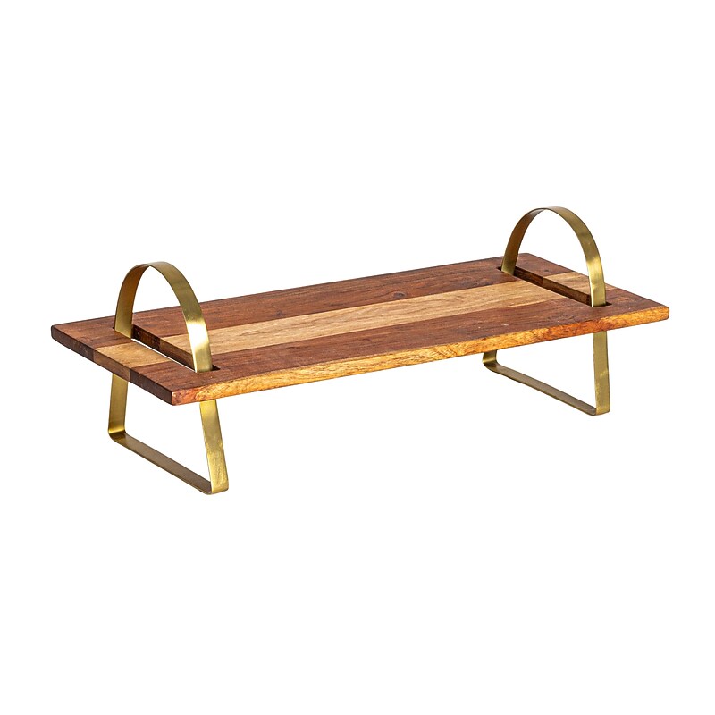 Storied Home Acacia Wood Serving Tray  (EC1662) image 1