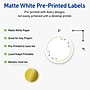 Avery Laser/Inkjet Circle Multipurpose Labels, 3" Dia., White, 60/Pack (S00DN4)~#|#~73268E74-9C6C-4035-ACF9964C9B31324E_sc7