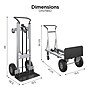 Cosco Convertible Hand Truck, 1000/800 lb. Capacity, Aluminum (12204ASB1E)~#|#~732A810E-C82E-4D35-AB95B1991D7DC44E_sc7