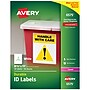 Avery TrueBlock Laser Durable ID Labels, 8-1/2" x 11", White, 50 Labels/Box (6575)~#|#~732E9381-3E89-4F90-951D341A43C5E5CF_sc7
