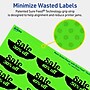 Avery Decorative Edge Multipurpose Labels, 1-1/8" x 2-1/4", Neon Green, 420/Pack (94061)~#|#~732EAE6A-36FD-44C8-AF3F4A3060CE126F_sc7