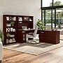 Bush Furniture Cabot 66"H 5-Shelf Bookcase with Adjustable Shelves, Harvest Cherry Laminated Wood (WC31466)~#|#~733215BF-AD98-4C9E-84A56602BECD333A_sc7