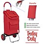 Trolley Dolly Standard Folding Hand Truck, 110 lb. Capacity, Red (01-053)~#|#~733C2B83-E723-4E45-ADA3A84DCF7B4E56_sc7