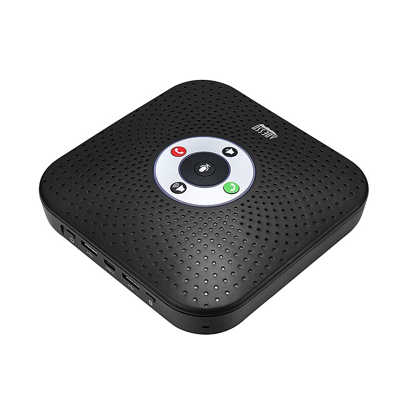 Adesso 360° Xtream S8 Conference Call Bluetooth/Wired Speaker with Microphone and USB 3.0 Hubs, Black image 1