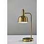 Adesso Rico Supercharger Incandescent Desk Lamp, 19"H, Antique Brass (2609-21)~#|#~73507A7D-4A7C-4A14-80FC61F23113A531_sc7