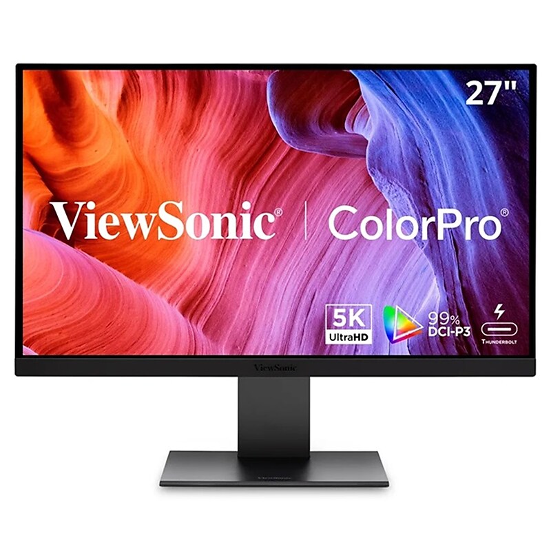 ViewSonic ColorPro 27" 75Hz LED Monitor, Black (VP2788-5K) image 1
