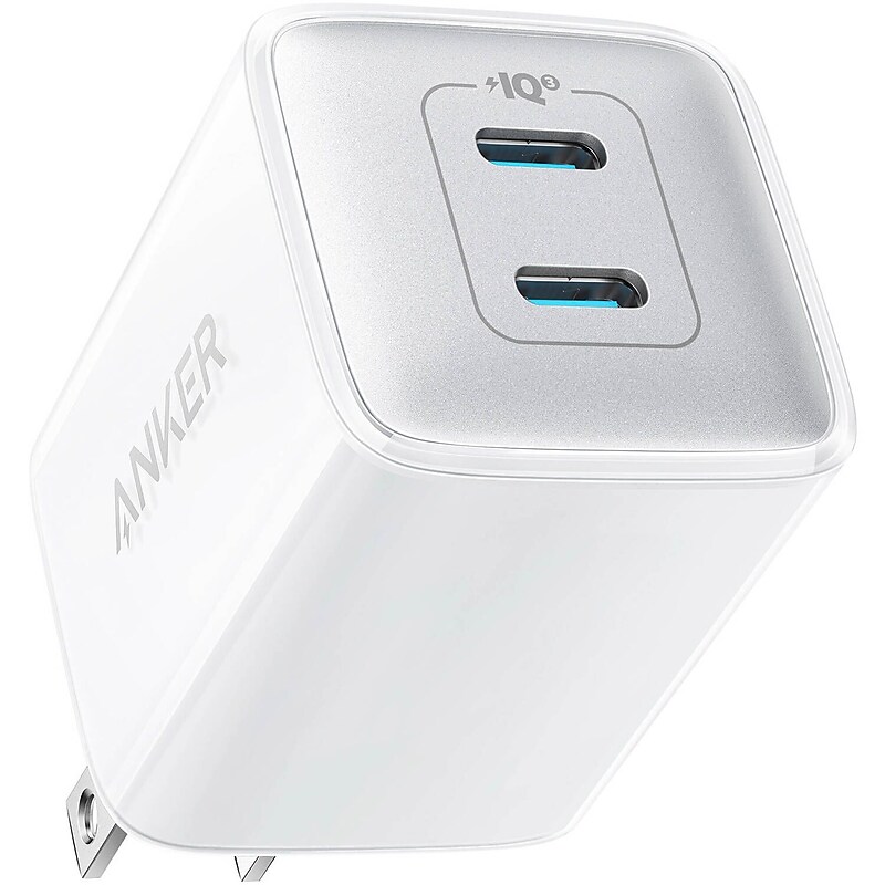 Anker 521 Nano Pro USB-C Wall Charger for Multiple Brands, White (A2038J21-1) image 1