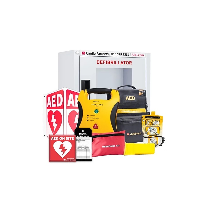 Defibtech Lifeline AUTO Fully Automatic AED Package (BVPDTAUTO5B) image 1
