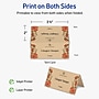 Avery Integrated Cards, 2" x 3.5", Matte Kraft Brown, 100/Pack (95324)~#|#~73636BC4-2730-481B-A8B2331B88D31BE9_sc7