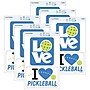 Trend Enterprises I Love Pickleball Vinyl Stickers, Multicolored, 2/Pack, 6/Packs/Bundle (T-62001-6)~#|#~73692EE0-E5FE-4788-B2328FDA3F03DA7F_sc7