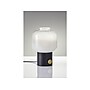 Adesso Lewis Incandescent/CFL Table Lamp, Matte Black/White (6027-01)~#|#~736BDF1A-9A17-4FCE-B48F3F8C59CFE61F_sc7