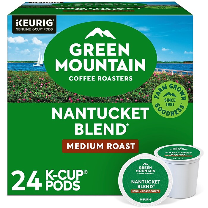 Green Mountain Coffee Nantucket Blend Coffee K-Cups, 24/Box