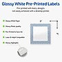 Avery Laser/Inkjet Square Multipurpose Labels, 3" x 3", White, 60/Pack (S00-F8E)~#|#~7370EBD3-A821-4E24-A6176F115B60C126_sc7