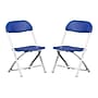 Flash Furniture Plastic Kids Folding Chair, Blue, 2 Pieces (2YKIDBL)~#|#~73719FCE-1AED-41A4-A141B54209F1C850_sc7
