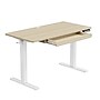 Huanuo 48"W Electric Rectangular Adjustable Standing Desk with Storage Drawer, Natural (HNESD77N)~#|#~73723CE4-C100-4ED6-9DBA77DFA3F5B3CD_sc7
