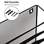 Mind Reader 5-Pocket Metal Mesh Mountable Wall File, Letter Size, Black (MAGSTACK-BLK)~#|#~73774104-802E-4279-9A84C47B1D7E2685_sc7