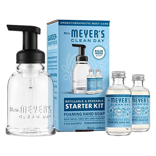 Mrs. Meyer's Foaming Hand Soap, Rain Water Scent, 4 Fl. Oz.(355607