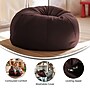 Flash Furniture Cotton Twill Small Solid Kids Bean Bag Chair, Brown~#|#~737AB55B-A7DC-4396-AAA0E7DF1F23EE1A_sc7