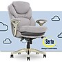 Serta Claremont Ergonomic Fabric Swivel Executive Chair with Back in Motion Technology, Light Gray (44186D)~#|#~737C10E9-3D15-4FDB-9CCEC92A17AF480D_sc7