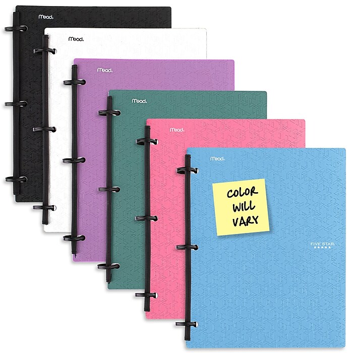 Five Star Flex 3-Subject Notebooks, 8.5