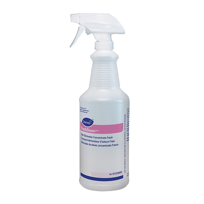Diversey BreakDown 32 oz. Spray Bottle, Clear, 12/Carton (D1225695) image 1