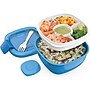 bentgo Salad Container, 5-Compartment, Blue, 54 oz. (BGOSAL-B)~#|#~737F8B77-6F96-4B7E-934836AC23EC0B1B_sc7