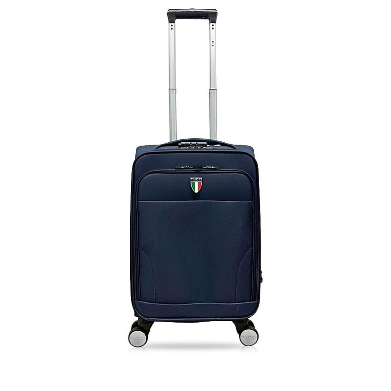 TUCCI 20" Hardside Carry-On Suitcase, 4-Wheeled Spinner, TSA Checkpoint Friendly, Blue (T0473-20in-BLU) image 1