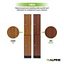 Alpine Industries 72" 2-Tier 1-Column Storage Locker, Walnut (701-W-1-SPW-WTS)~#|#~738E733D-32B4-4113-BE7A0AB65BA2EDBC_sc7
