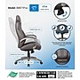 Boss Ergonomic LeatherPlus Swivel Executive Chair, Brown (B8871P-BB)~#|#~738FF29D-5D58-4DF0-8CD3017283D6DE2B_sc7