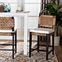 bali & pari Alise Bohemian Natural Seagrass Counter Stool, Natural/Dark Brown (228-13127-HiT)~#|#~7390DE38-F691-4A78-8F482786557DE2D6_sc7