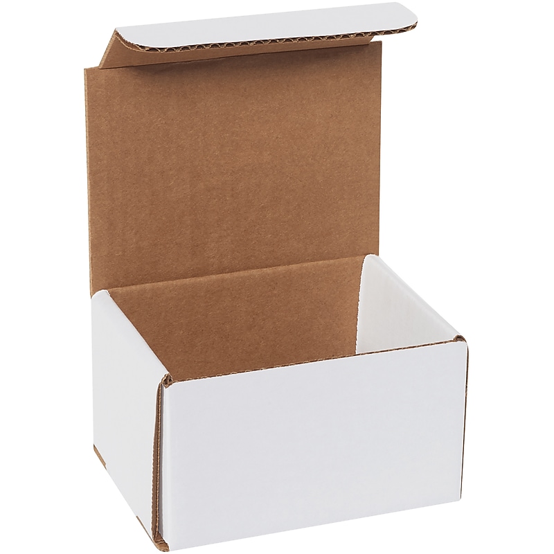 5" x 4" x 3" Crush-Proof Mailer, White, 50/Bundle (M543) image 1