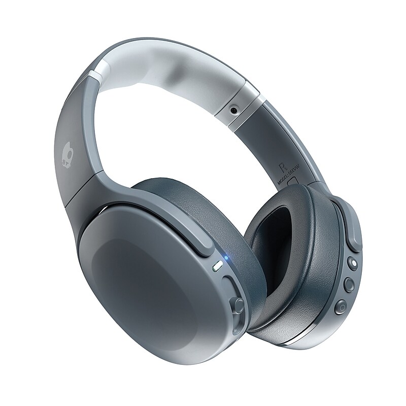 Skullcandy Crusher Evo Sensory Bass Wireless Over-Ear Headphones with Microphone, Bluetooth, Chill Gray (S6EVW-N744) image 1