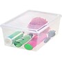 Iris 13.5 Qt. Lift Off Lid Storage Tote, Clear (MCB-S)~#|#~739945EA-17F1-47A5-9F3FD4908B1B65D1_sc7