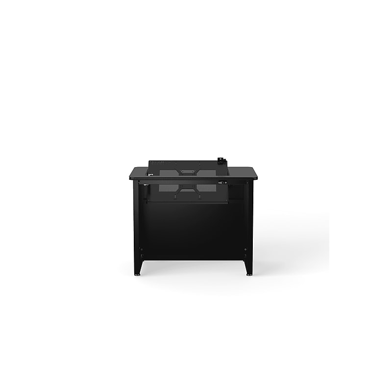 VersaDesk Enclosed Revolution 36"W Computer Desk, Black (RSD3624-BB) image 1