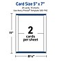 Avery Silver-Metallic Black General Use Blank Cards, White, 20/Pack (S00-FKE)~#|#~73A16F1A-B1A0-4222-97CC821E9C0DCB40_sc7