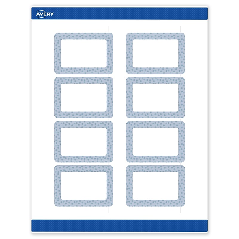 Avery Laser/Inkjet Rectangle Multipurpose Labels, 2" x 3", White, 80/Pack (S00F8K) image 1