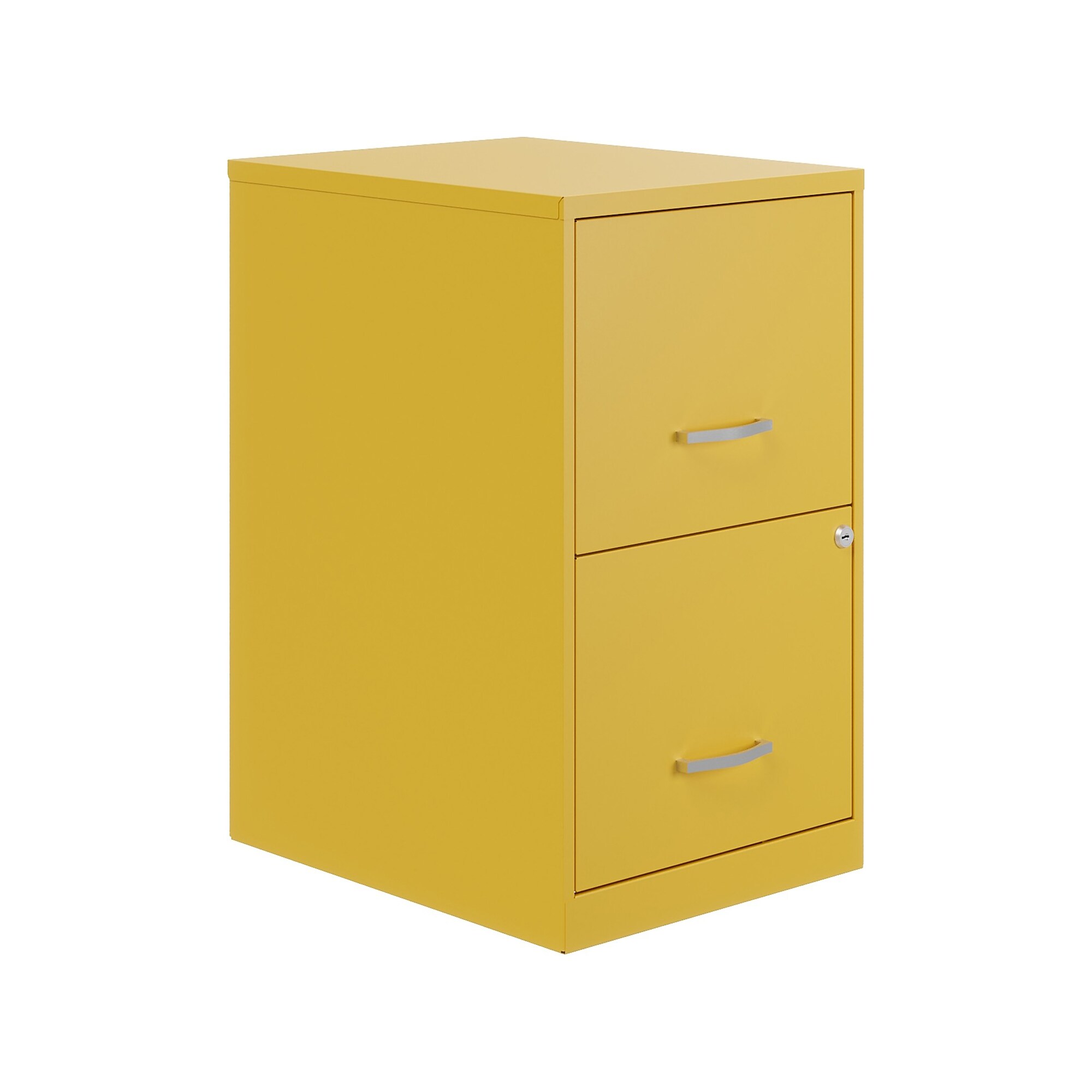 Space Solutions SOHO Smart File 2-Drawer Vertical File Cabinet, Letter Size, Lockable, Goldfinch (25272) Sansujyuku sansujyuku.com