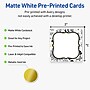Avery Square Integrated Cards, Matte White, 100/Pack (19479371025)~#|#~73A5C243-9FDC-42C1-900B50E13F993E83_sc7