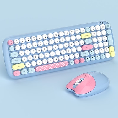 SaharaCase Wireless Ergonomic Keyboard and Laser Mouse Combo