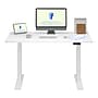 FlexiSpot E7 Commercial 55''W Electric Rectangular Adjustable Standing Desk, White (E7WCOM5528-W)~#|#~73A791A8-8086-4D79-85FF4C3A4789DE56_sc7