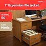 Staples File Jacket, 1" Expansion, Letter Size, Manila, 50/Carton (TR541092)~#|#~73AA31B2-6D62-4274-8970A8174240D2CD_sc7