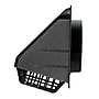 Deflect-O 4" Wide-Mouth Dryer Vent Hood with Damper and Detachable Bird Guard, Black (HR4BLK/24)~#|#~73AB279F-B69D-4A38-94EAF57382C85D48_sc7