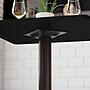 Flash Furniture 22" x 22" Cast Iron Restaurant Table X-Base With 3" Dia. Table Height Column, Black~#|#~73AF53FD-15A2-4856-81B55FC3FC2C51DD_sc7